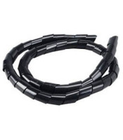 SPIRAL WRAPPING BAND 10M 13.9mm SWB-12 BLACK CHS