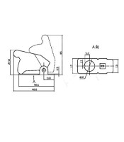 Boeing 737 Aircraft Style Toggle Switch