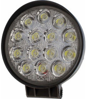 SLIM 42W LED WORK LIGHT ROUND ΑΔΙΑΒΡΟΧΟΣ ΠΡΟΒΟΛΕΑΣ 14 LED 42W ΣΤΡΟΓΓΥΛΟΣHEADLIGHT