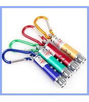 2 in 1 Red Laser Pen 7.3cm x 1.3cm Laser Pointer Mini led Flashlight Beam Light Pointer for Work Teaching Training