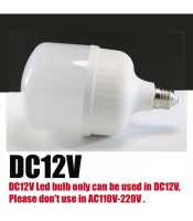 E27 Lamps DC 12V LED Light 24W