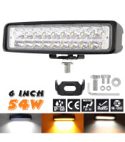 SLIM LED 54W SLIM ΠΡΟΒΟΛΕΑΣ LED LIGHT BAR 54W COMBO 2 ΣΚΑΛΕΣELECTRONIC KING