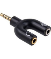 3.5mm Audio Jack Splitter Adapter Mic & Headphone