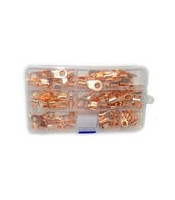 80pcs Copper Battery Cable Connector Terminal Open Lugs Wire Terminals