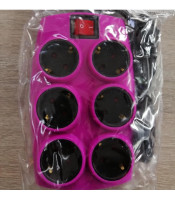 DX-06S PINK ΠΟΛΥΠΡΙΖΟ ΣΟΥΚΟ 6 ΘΕΣΕΩΝ ME ΔΙΑΚΟΠΤΗ ΡΟΖΠΟΛΥΠΡΙΖΑ