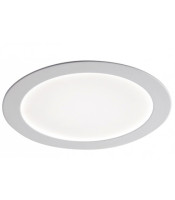 18W Round LED Panel Light - White