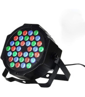 36 LED RGB 7 Mode Disco Lights Colorful Stage Light Automatic Control Flat Par Lights Sound