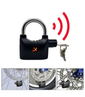 Alarm Padlock Alarm Lock for Motorcycle Long Beam Bike Bicycle