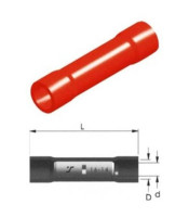 CABLE CONNECTOR INSULATED RED 1.5mm BC1V