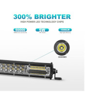 SLIM 360W COMBO ΜΠΑΡΑ ΠΡΟΒΟΛΕΑΣ 120 LED 6000K LED 97 CM LIGHT BARLED ΜΠΑΡΕΣ