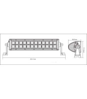 dlhm-90w, 7-D-Plus Beam 13inch 90w Cree Led Light Bar