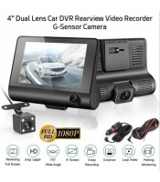 WDR Dashcam 3 Camera Lens Video Car DVR Full HD 1080 P