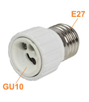 E27 to GU10 Lamp Socket Converter Adapter ABS