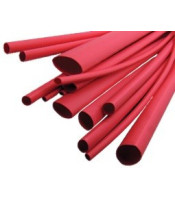 HEAT SHRINK TUBING 3.2/1.6mm RED (-55+135°C) W/R