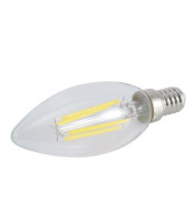 LED Bulb 6W Filament E14 Clear Cover Candle 6400K