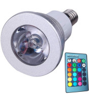 E14-RGB-CONTROL ΛΑΜΠΑ Ε14 LED RGB ΜΕ ΧΕΙΡΙΣΤΗΡΙΟE14