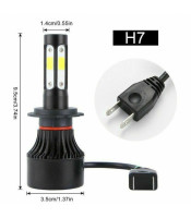 4-Side H7 LED Headlight Kits