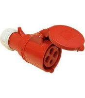 FEMALE INDUSTRIAL PLUG 4P 16A 214-6 IP44 PCE