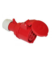 FEMALE INDUSTRIAL PLUG 4P 32A 224-6 IP44 PCE