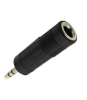 ΚΑΡΦΙ ΑΡΣΕΝΙΚΟ 3,5mm ADAPTOR ΣΕ ΚΑΡΦΙ ΘΗΛΥΚΟ 6,3mm STEREO (TRS)