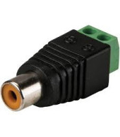 JT-1270 RCA CONNECTOR ΘΗΛΥΚΟ ΣΕ ΚΛΕΜΑ 2PCONNECTOR ΗΧΟΥ