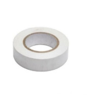 tape WHITE 40m ΜΟΝΩΤΙΚΗ ΤΑΙΝΙΑ ΑΚΑΥΣΤΗ PVC 0,13*19mm 0-60° C ΛΕΥΚΗΤΑΙΝΙΕΣ