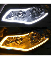 LED DRL DIY Flexible Daytime Running Light Soft Article Lamp Tube Car Styling Strip Automobiles Waterproof