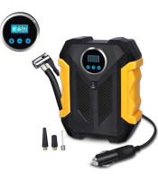 Digital Air Compressor For Car Air Pump Portable Tire Inflator With LED Light 12V