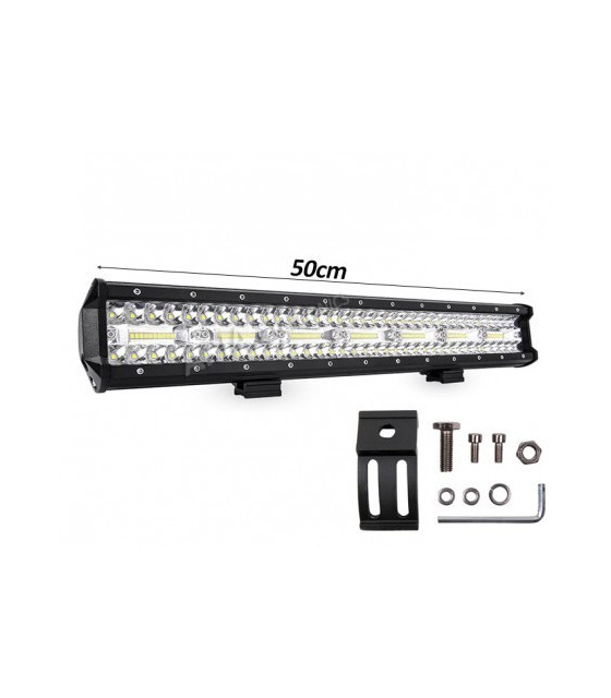 20Inch 420W Tri Row LED Work Light Bars Combo Beam IP68