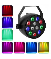 12 LED PAR LIGHT ΠΡΟΒΟΛΕΑΣ PAR MINI LED & DMX INTERFACE + WHITE ΦΩΤΟΡΥΘΜΙΚΑ