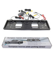 License Plate Parking Sensor With Car Reversing Rear View