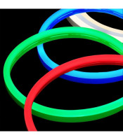 green Flexible LED Strip Waterproof Neon Lights Silicone Tube