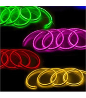 green Flexible LED Strip Waterproof Neon Lights Silicone Tube