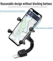 Motorbike Mobile Phone Holder Mount X Grip Clamp for Smartphone GPS