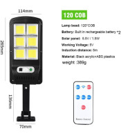 Уличный фонарь на столб Solar Street Light BL BK120-6 COB