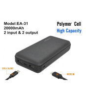 Power Bank 20000mAh με 3 USB EZRA EA31