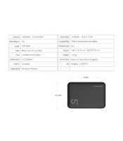 EZRA PB01 ΜΠΑΤΑΡΙΑ LI-ON ΓΕΝΙΚΗΣ ΧΡΗΣΗΣ 5V 5000mAhPOWER BANK