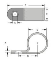 PLASTIC CABLE SCREW CLAMP 7.9 UC-1.5