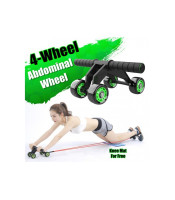 Abdominal Wheel ΡΟΔΑ ΜΠΑΡΑ ΓΙΑ ΚΟΙΛΙΑΚΟΥΣ ΜΕ 4 ΤΡΟΧΟΥΣΜΑΣΑΖ - GYM