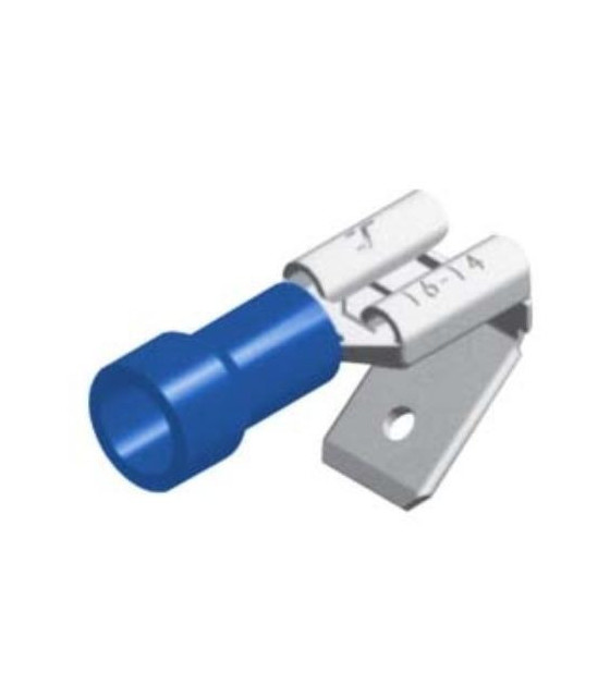 Slide Cable Lug Insulated Female/Male Blue 0.8-6.35 PB2-6.4V