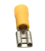 SLIDE CABLE LUG INSULATED FEMALE YELLOW 9.5 F5-9.5V/1.2 CHS