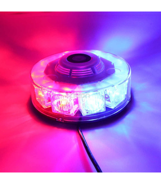 48W Round COB LED Roof Top Emergency Hazard Flash Warning LED