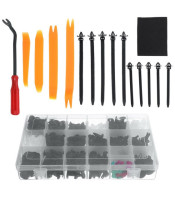 460 PCS Auto Body Retainer Clips Plastic Fasteners Set With Tool For GM Ford Door Trim Panel Retainer Fastener Kit