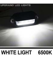 2pcs Лампа за осветление на регистрационен номер Cridem, с 6 LED, 24V
