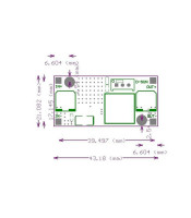 DC DC Конвертор понижаващ модул 3A 4V-35V до 1.23V-30V