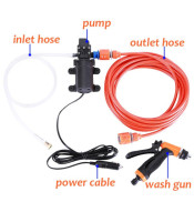 Multifunction Car Wash Set 12V Car Wash Kit Portable Car Wash Water pipe water gun motor