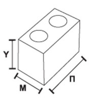 PORCELAIN TERMINAL BLOCK 15A 1P 600°C