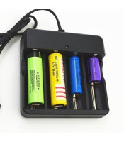 18650 Battery Charger 4-Bay for Rechargeable Batteries 3.7V Li-ion TR IMR 18650 14500 16340(RCR123)