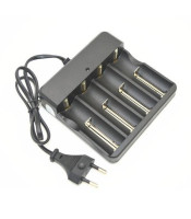 18650 Battery Charger 4-Bay for Rechargeable Batteries 3.7V Li-ion TR IMR 18650 14500 16340(RCR123)