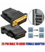 Адаптер DVI-D мъжки - HDMI женски